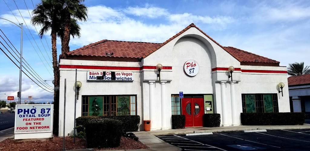 Pho 87 | restaurant | 3620 S Jones Blvd, Las Vegas, NV 89103, USA | 7022338787 OR +1 702-233-8787