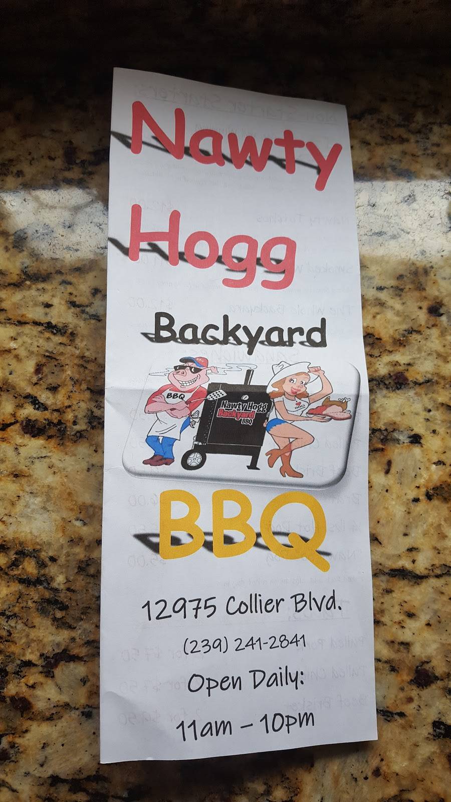 Nawty Hogg BBQ | restaurant | 12975 Collier Blvd Ste 100, Naples, FL 34116, USA | 2392412841 OR +1 239-241-2841