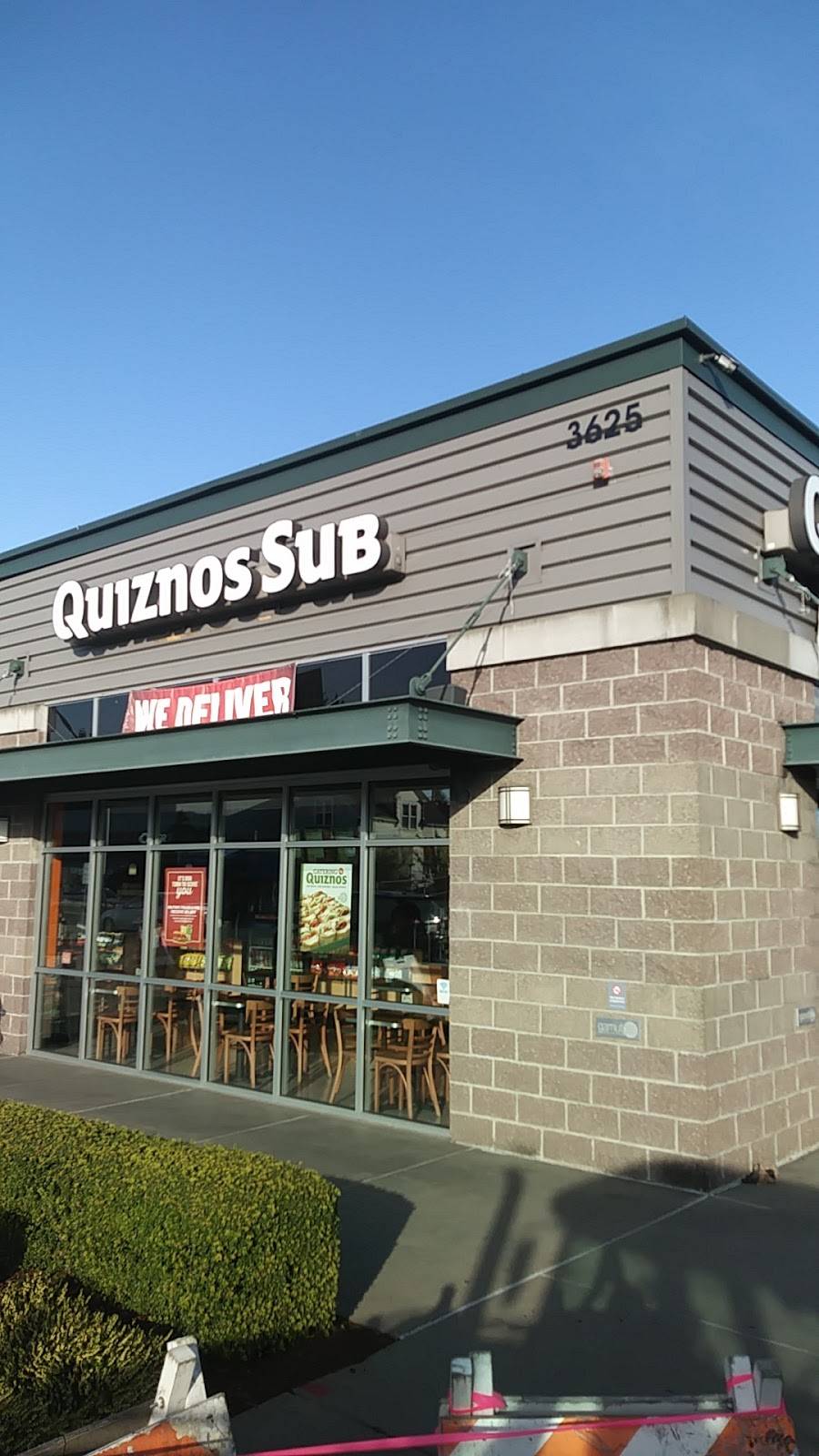 Quiznos | restaurant | 3625 Broadway Ste B, Everett, WA 98201, USA | 4252589496 OR +1 425-258-9496