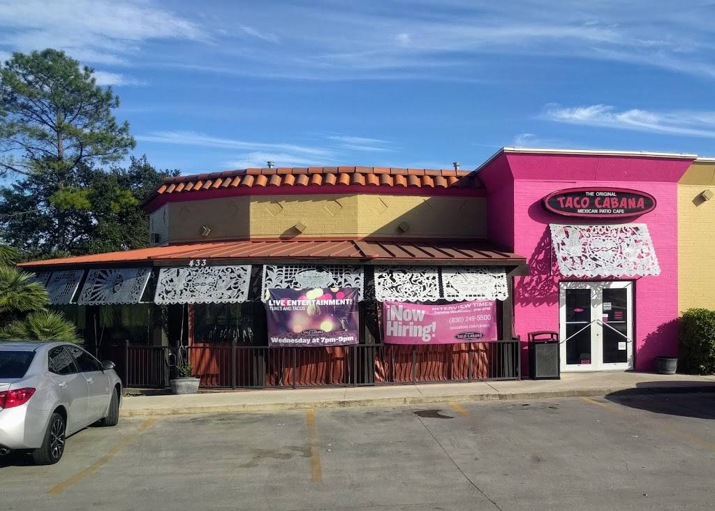 Taco Cabana | restaurant | 433 W Bandera Rd, Boerne, TX 78006, USA | 8302495500 OR +1 830-249-5500