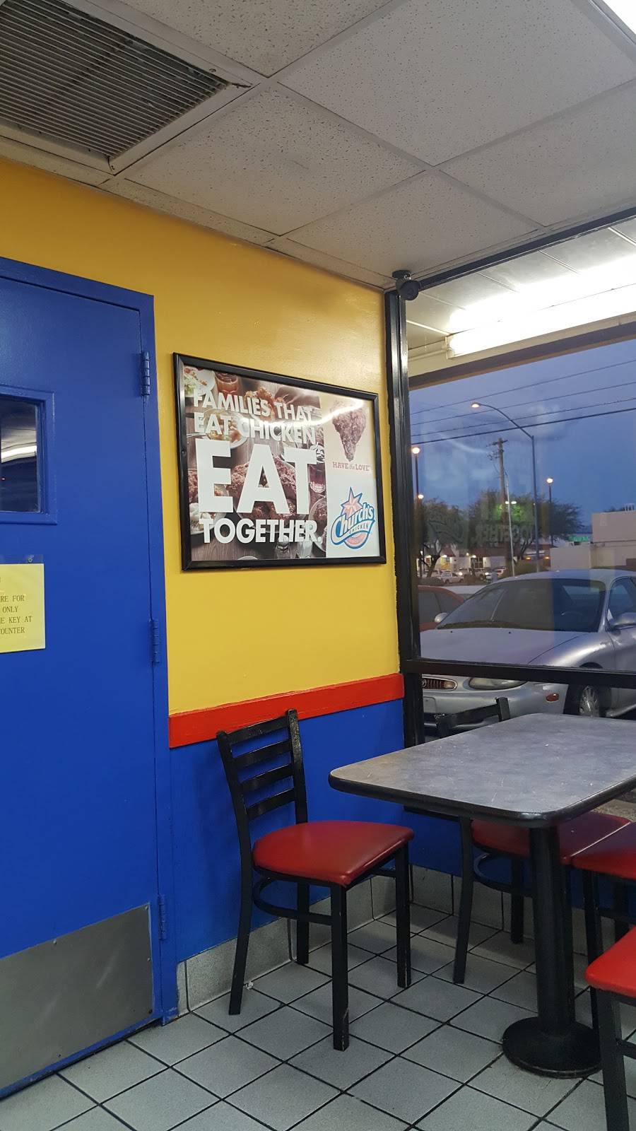 Churchs Chicken | restaurant | 3869 E Grant Rd, Tucson, AZ 85716, USA | 5203258582 OR +1 520-325-8582