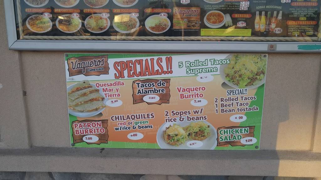 Vaqueros Carne Asada | restaurant | 3414 N 24th St, Phoenix, AZ 85026, USA | 6029552060 OR +1 602-955-2060