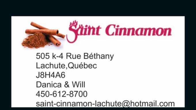 Saint Cinnamon Lachute | restaurant | 505 Avenue Béthany local k-4, Lachute, QC J8H 4A6, Canada | 4506128700 OR +1 450-612-8700