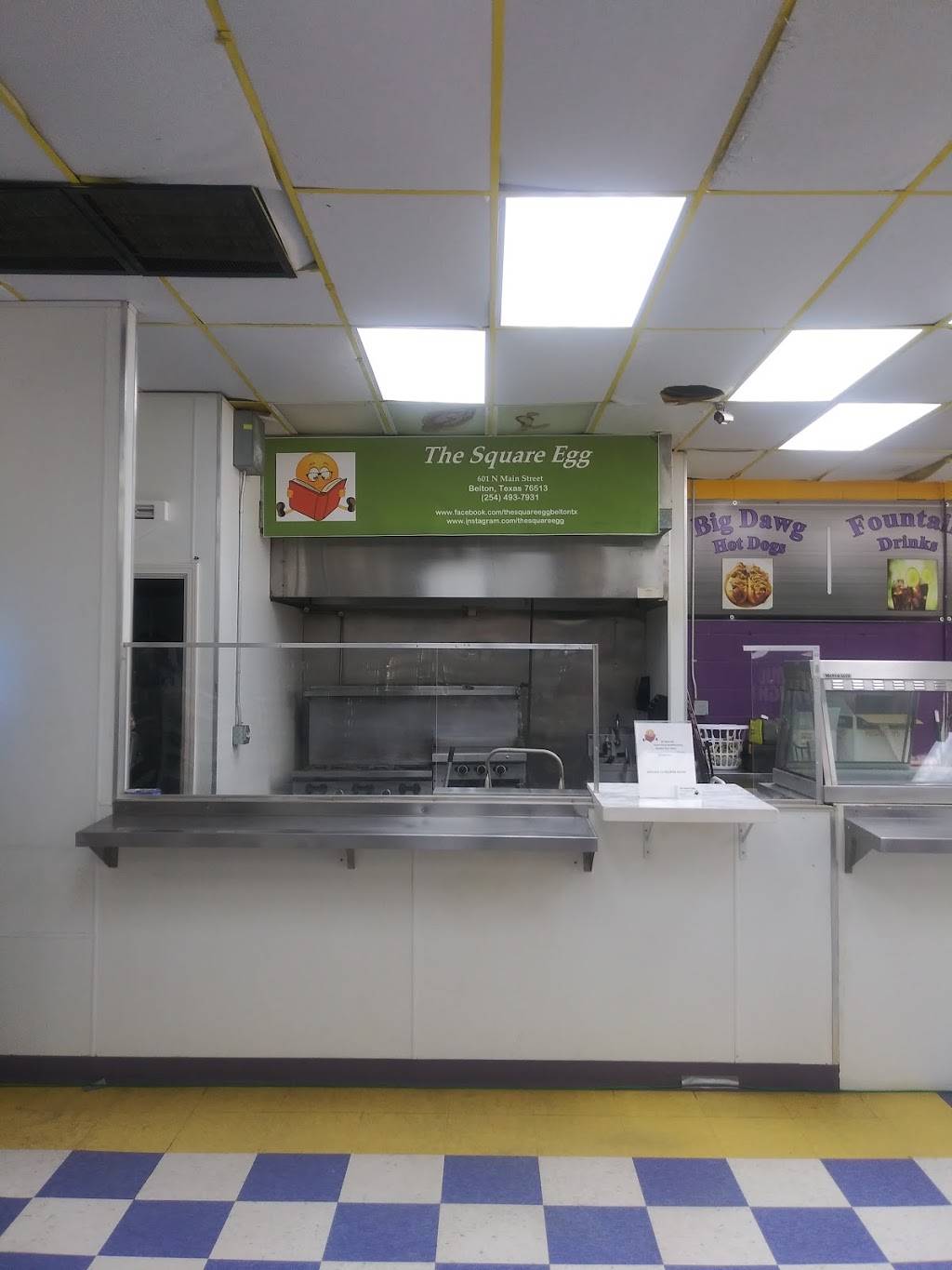 The Square Egg | restaurant | 601 N Main St, Belton, TX 76513, USA | 2544937931 OR +1 254-493-7931