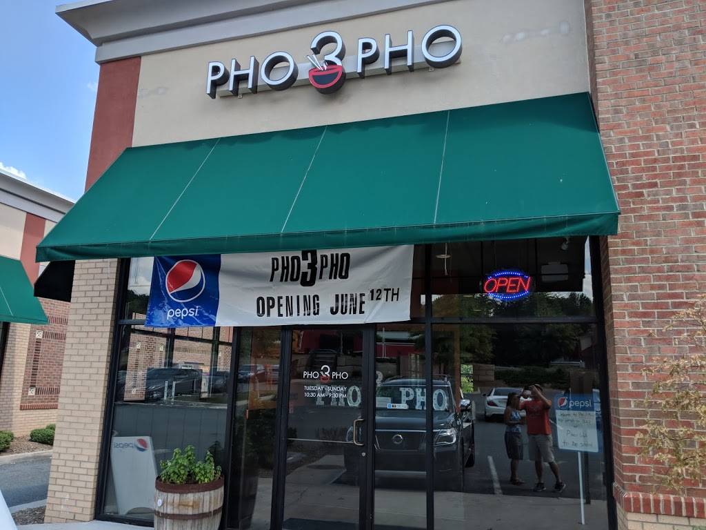 Pho 3 Pho | restaurant | 315 Rivanna Plaza Dr #100, Charlottesville, VA 22901, USA | 4344228975 OR +1 434-422-8975