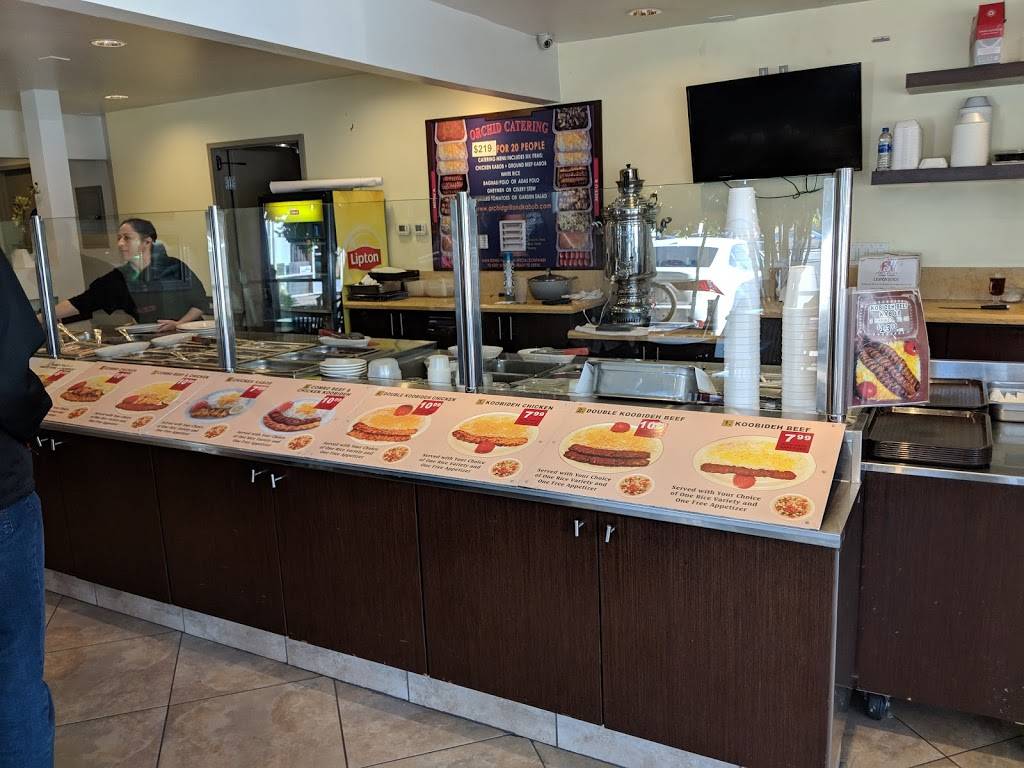 Orchid Grill & Kabob | restaurant | 19649 Ventura Blvd, Tarzana, CA 91356, USA | 8183433204 OR +1 818-343-3204