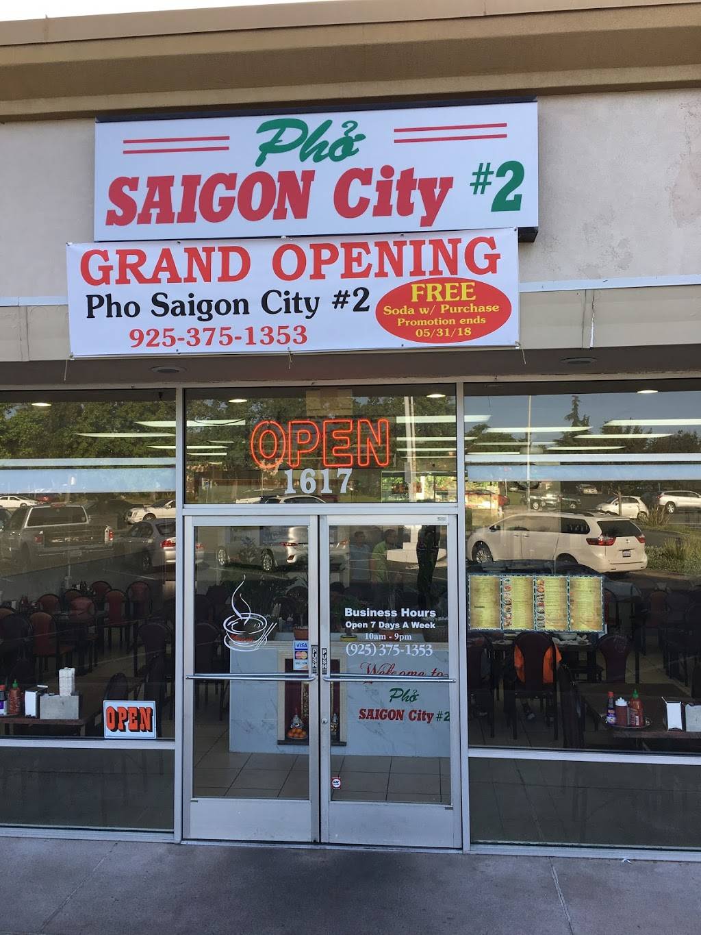 Pho Saigon City | restaurant | 1617 Contra Costa Blvd, Pleasant Hill, CA 94523, USA | 9253751353 OR +1 925-375-1353