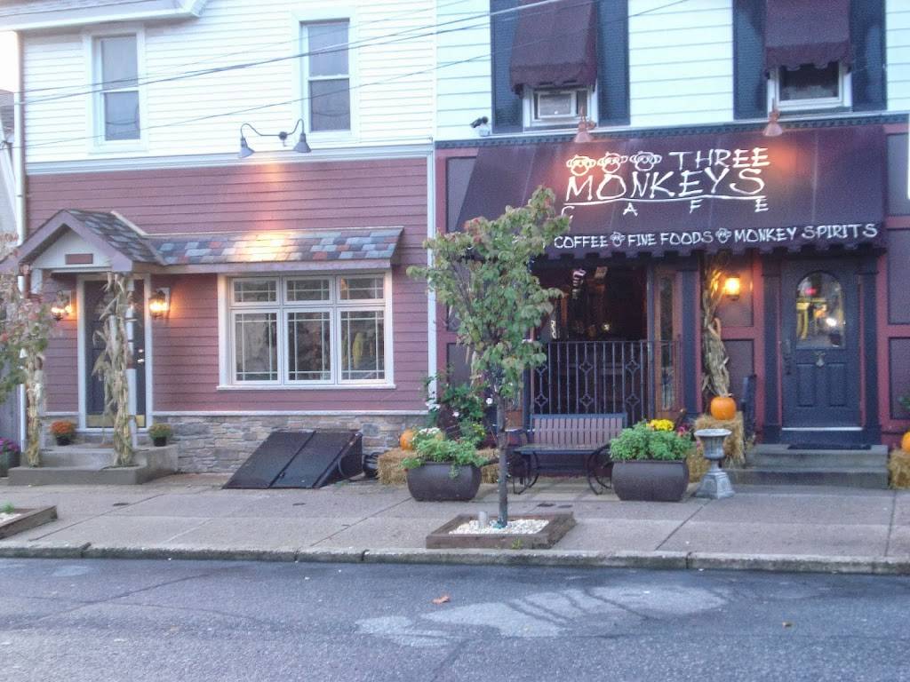 Three Monkeys Cafe | restaurant | 9645 James St, Philadelphia, PA 19114, USA | 2156376665 OR +1 215-637-6665