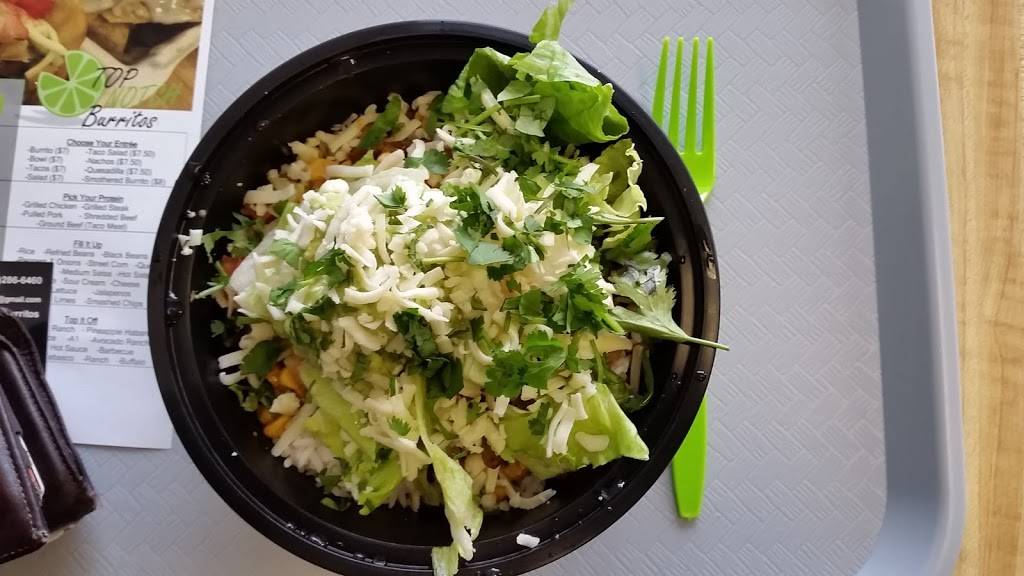 Top Notch Burritos | restaurant | 6750 Hollywood Blvd #700, Delmont, PA 15626, USA | 7244617140 OR +1 724-461-7140