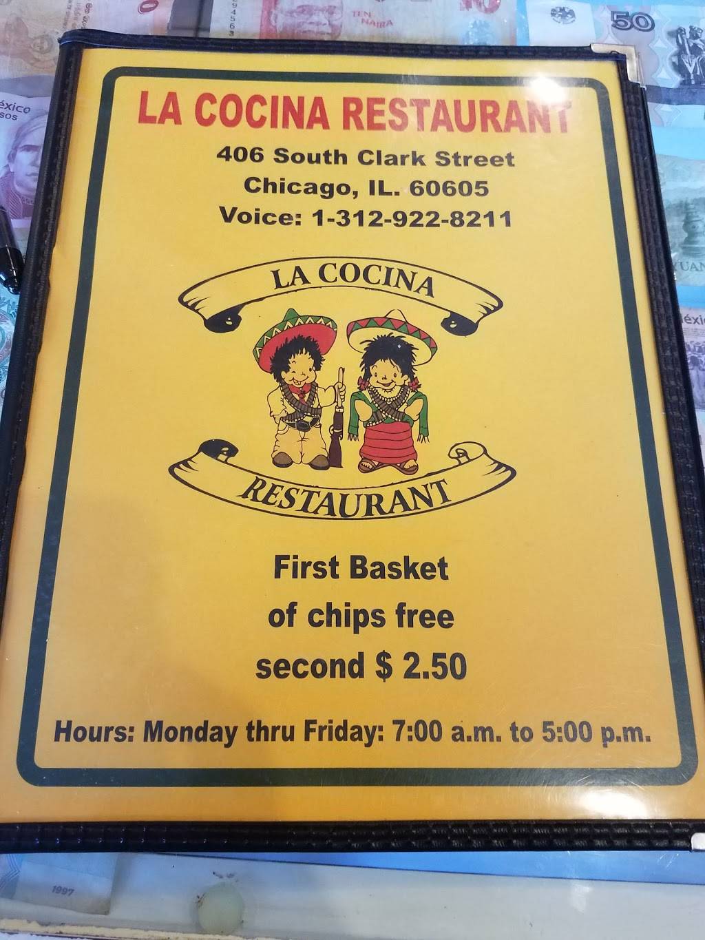 La Cocina | restaurant | 406 S Clark St, Chicago, IL 60605, USA | 3129228211 OR +1 312-922-8211