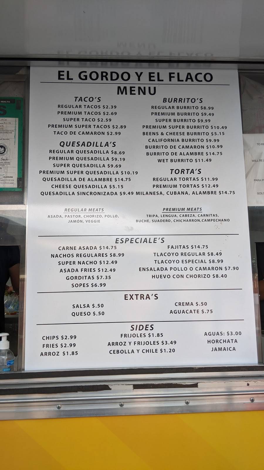 El Gordo Y El Flaco | restaurant | 43100 Sumter Ave, Fremont, CA 94538, USA | 5108607296 OR +1 510-860-7296