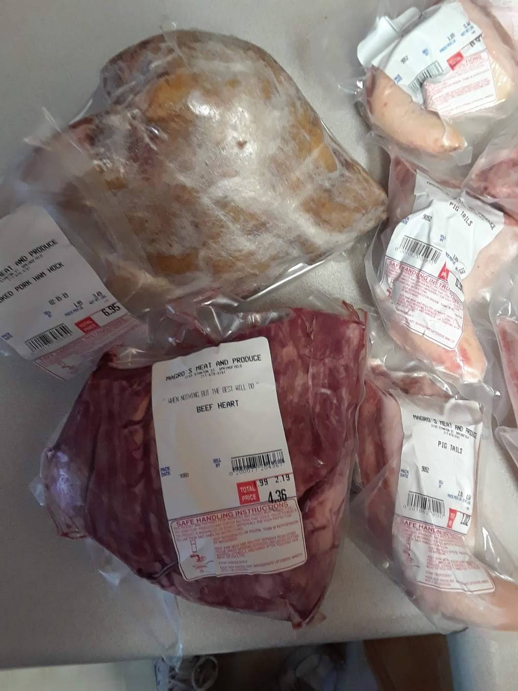 Magros Meat & Produce | meal takeaway | 3150 Stanton St, Springfield, IL 62703, USA | 2176793161 OR +1 217-679-3161