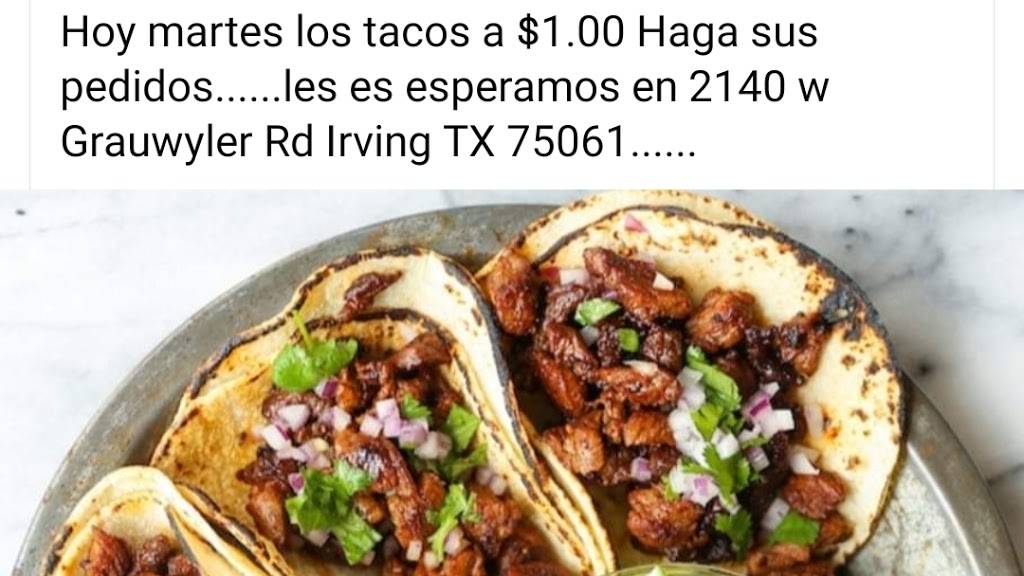 Taquizas don Roque y Big papi cafe | restaurant | 2140 W Grauwyler Rd, Irving, TX 75061, USA | 9723747691 OR +1 972-374-7691