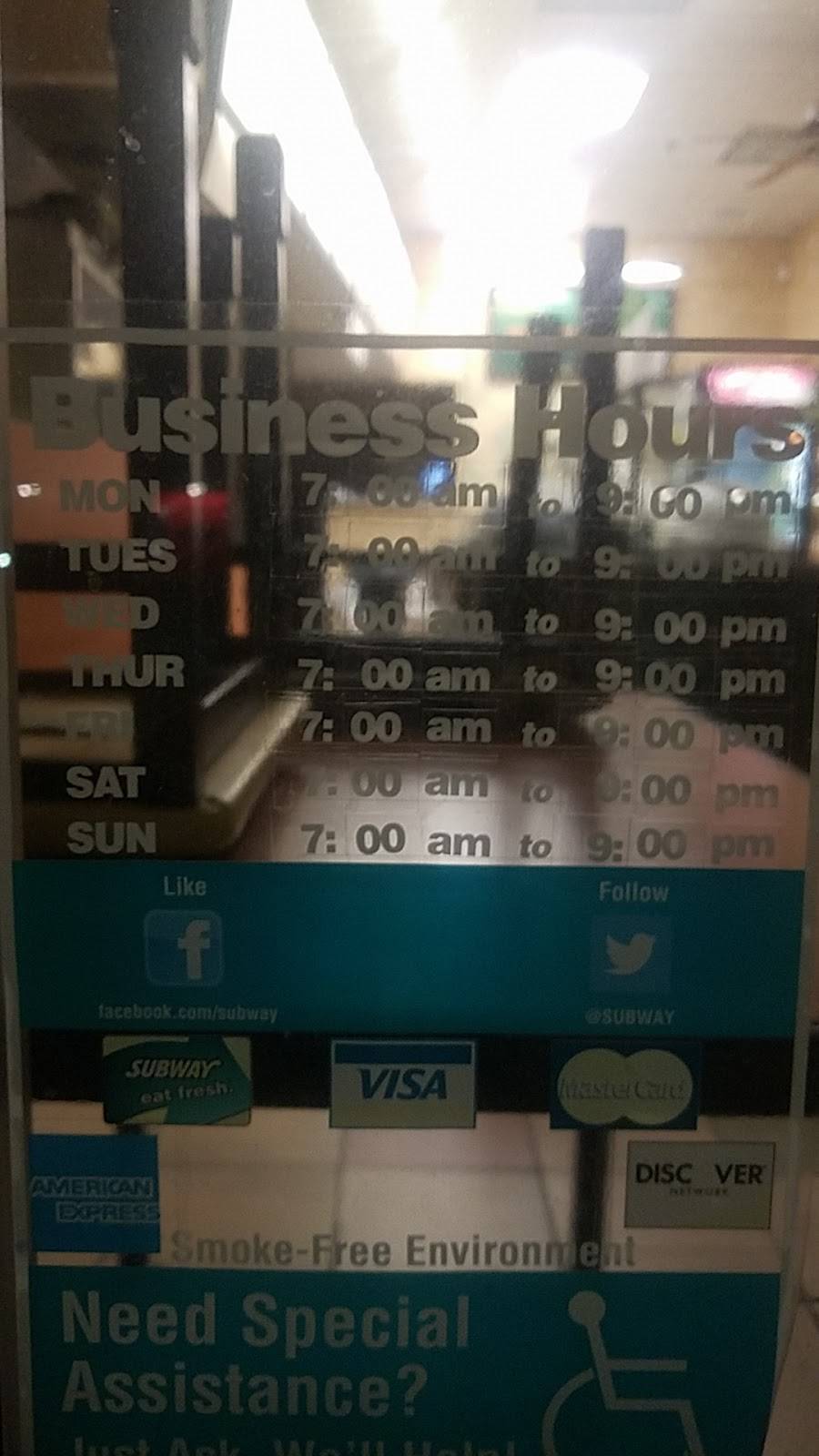 Subway Restaurants | restaurant | 13435 Washington Blvd, Marina Del Rey, CA 90292, USA | 3105785347 OR +1 310-578-5347