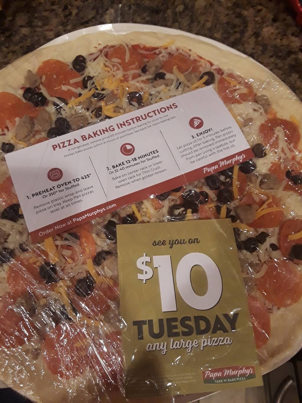 Papa Murphys Take N Bake Pizza | meal takeaway | 12856 N Research Blvd, Austin, TX 78750, USA | 5123350770 OR +1 512-335-0770