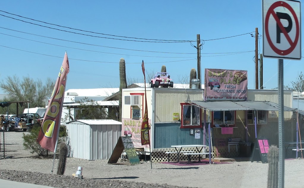 Barbis Place | cafe | 380 E Main St, Quartzsite, AZ 85346, USA | 9283222862 OR +1 928-322-2862
