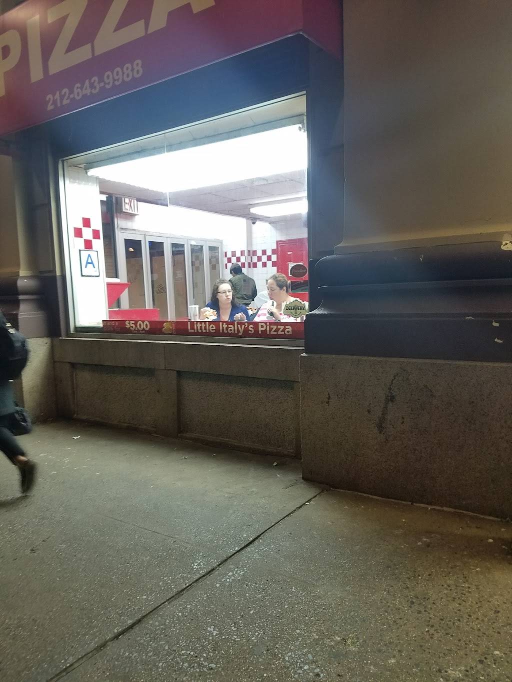 Little Italy Pizza | restaurant | 185 W 32nd St, New York, NY 10001, USA | 2126439988 OR +1 212-643-9988