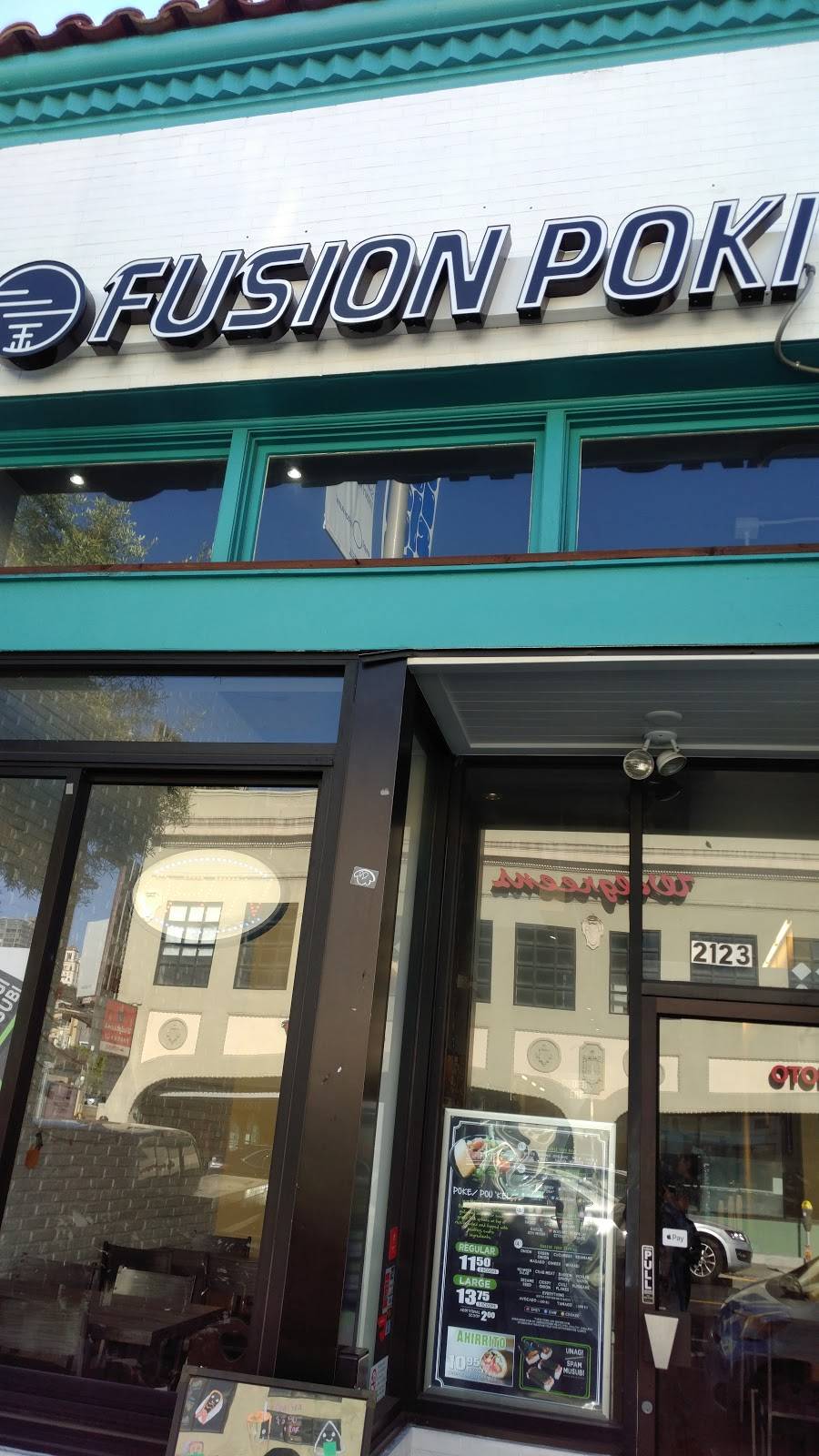 Fusion poki | restaurant | 2123 Polk St, San Francisco, CA 94109, USA | 4156587950 OR +1 415-658-7950