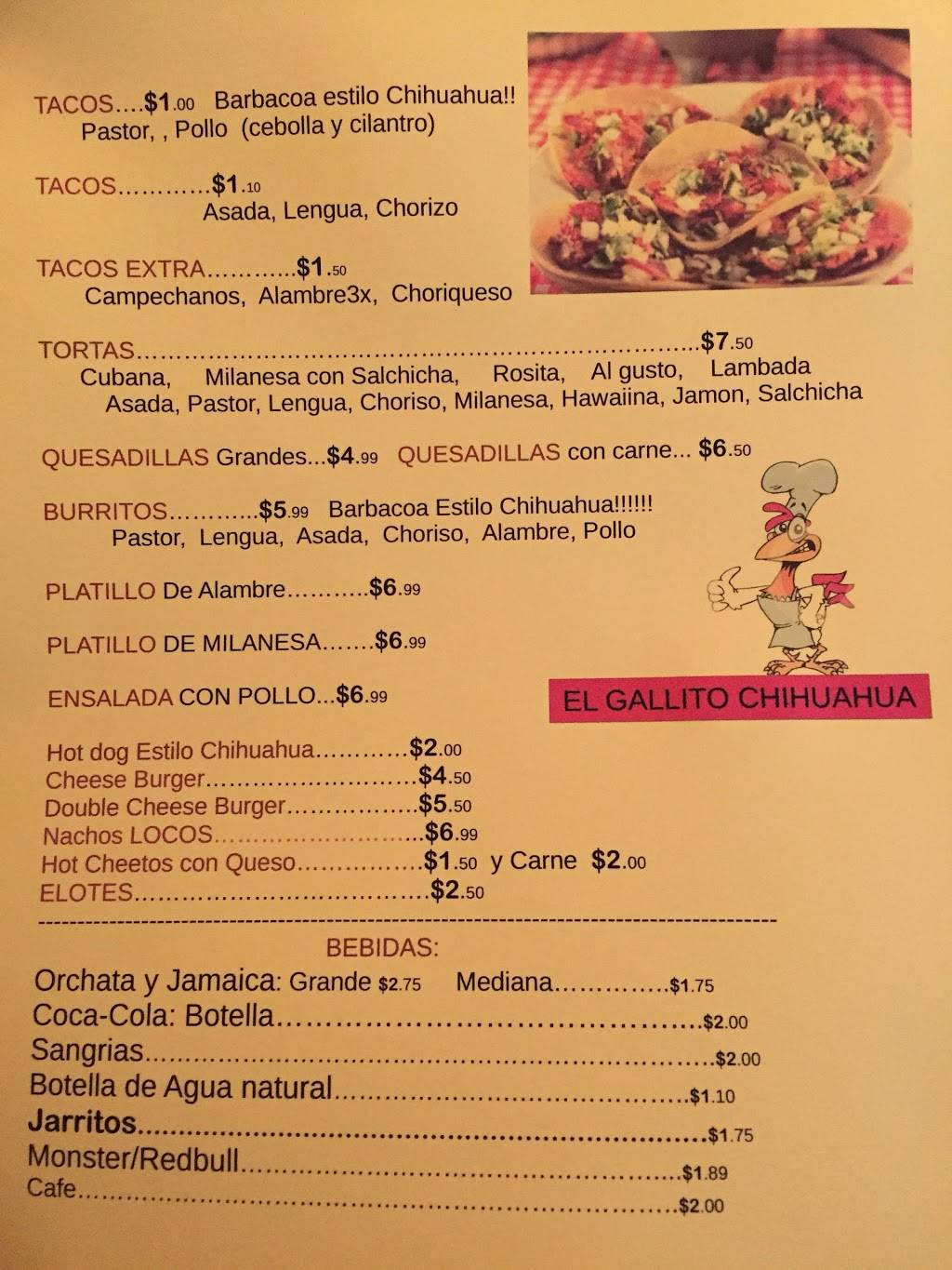 El Gallito Chihuahua | restaurant | 991 Aurora Ave b, Aurora, IL 60505, USA | 6308972768 OR +1 630-897-2768