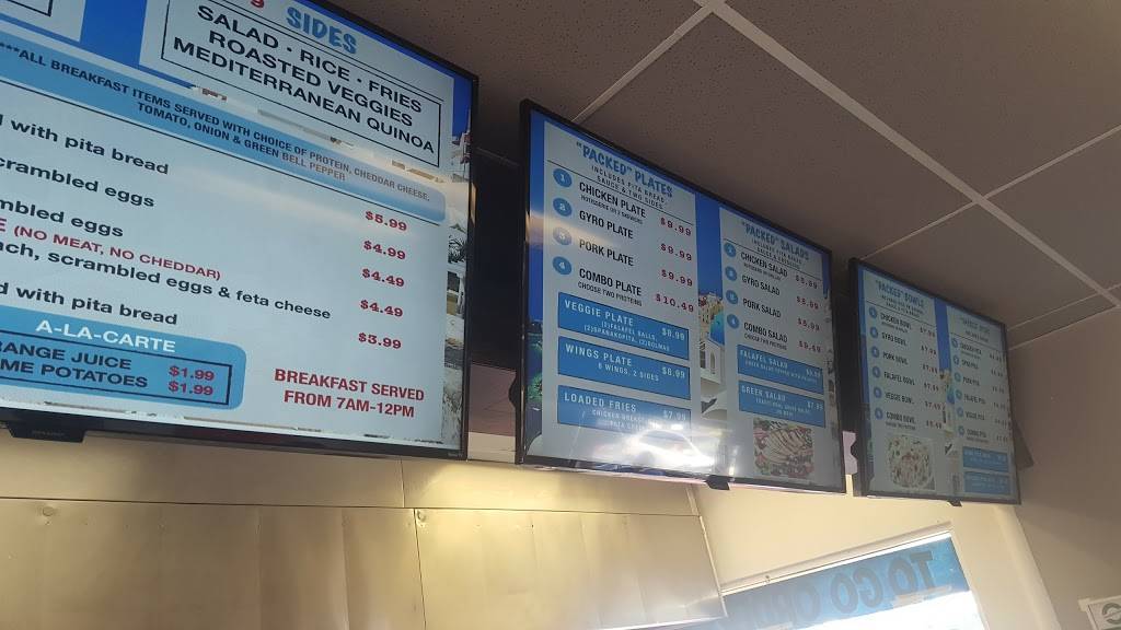 Santorini Express Greek Island Grill | restaurant | 6755 Mira Mesa Blvd #105, San Diego, CA 92121, USA | 8585582677 OR +1 858-558-2677