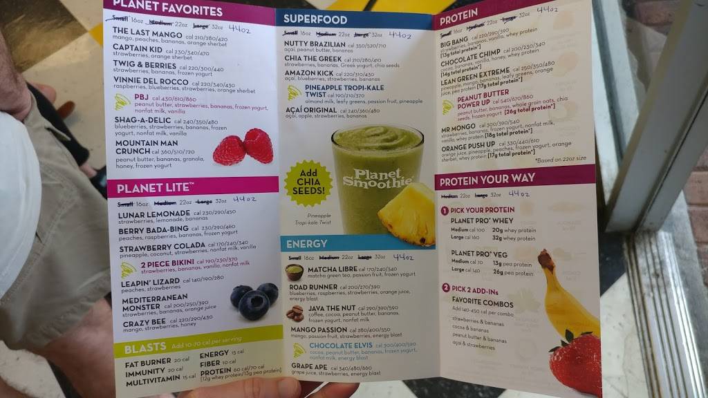 Planet Smoothie | restaurant | 7 Alafaya Woods Blvd #2000, Oviedo, FL 32765, USA | 4079775050 OR +1 407-977-5050