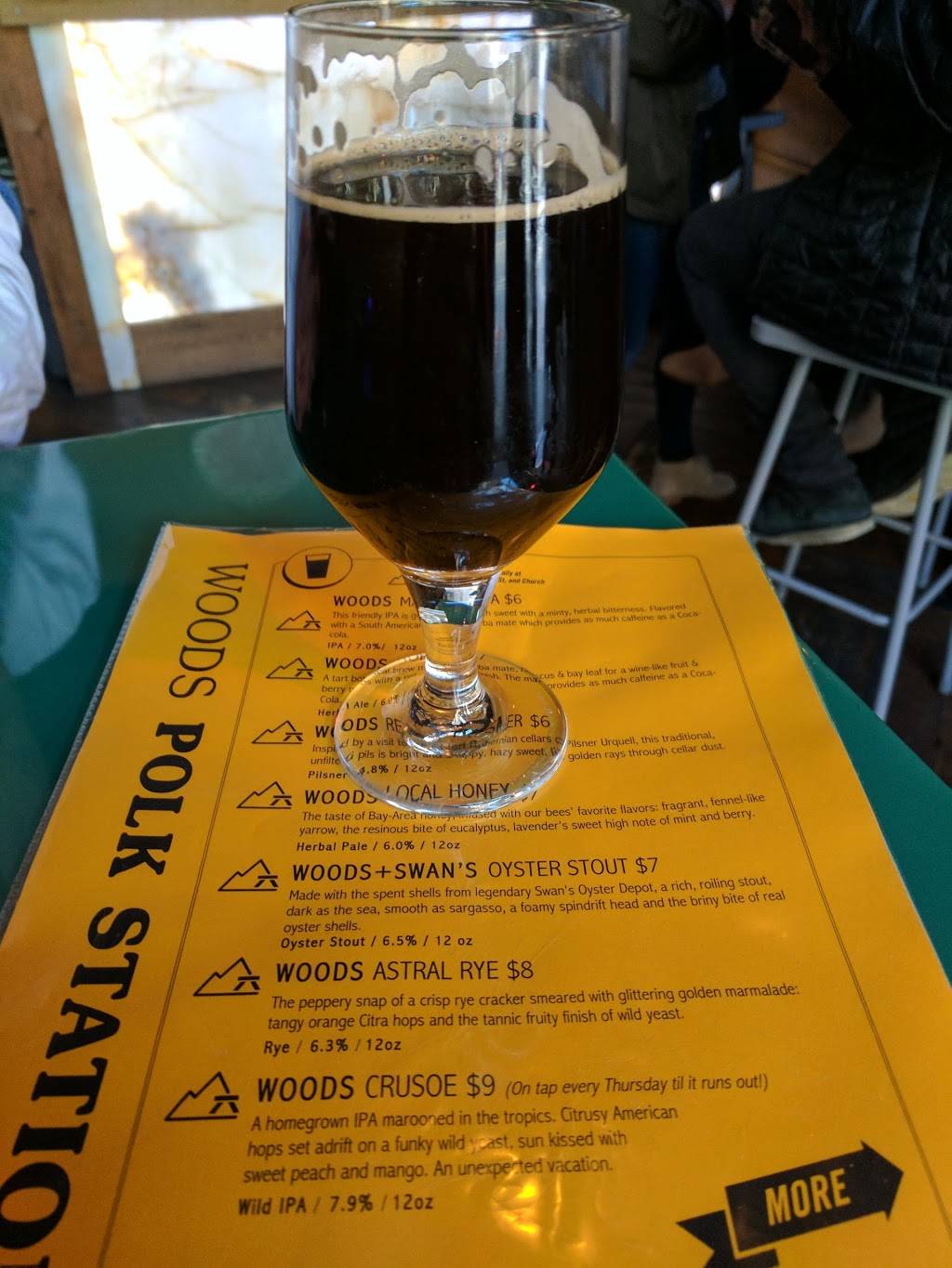 Woods Polk Station | restaurant | 2255 Polk St, San Francisco, CA 94109, USA | 4154835530 OR +1 415-483-5530