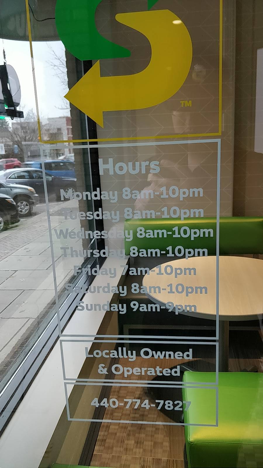 Subway | restaurant | 18 S Main St, Oberlin, OH 44074, USA | 4407747827 OR +1 440-774-7827