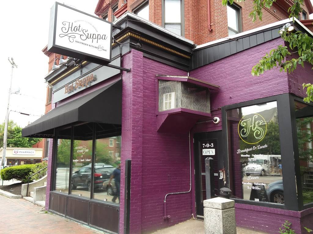 Hot Suppa | restaurant | 703 Congress St, Portland, ME 04102, USA | 2078715005 OR +1 207-871-5005