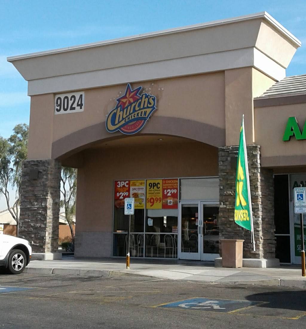 Churchs Chicken | restaurant | 9024 W Thomas Rd Ste. 101, Phoenix, AZ 85037, USA | 6238721005 OR +1 623-872-1005