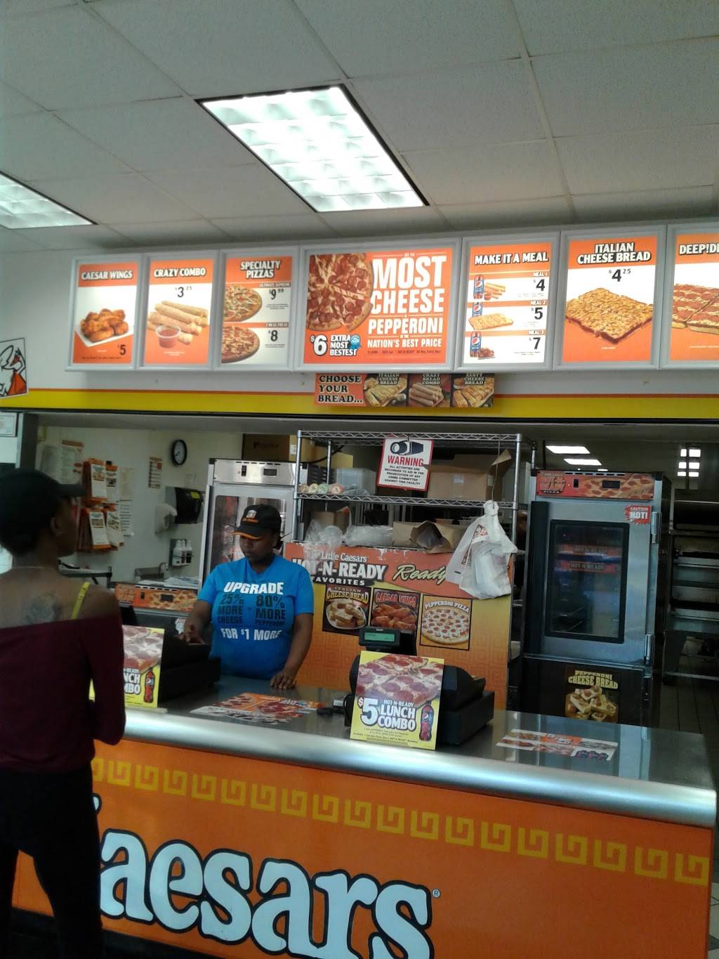 Little Caesars Pizza | meal takeaway | 1297 Chili Ave, Rochester, NY 14624, USA | 5852352400 OR +1 585-235-2400