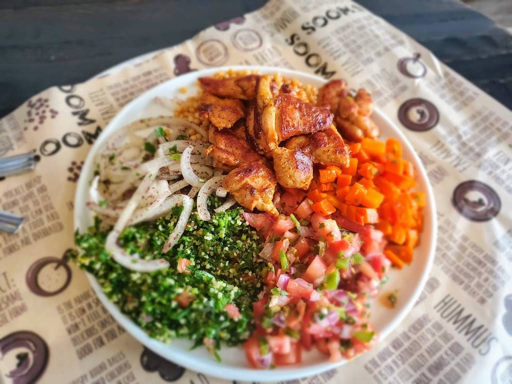 Soom Soom Fresh Mediterranean - El Segundo | restaurant | 700-A S Allied Way, El Segundo, CA 90245, USA | 3235032299 OR +1 323-503-2299