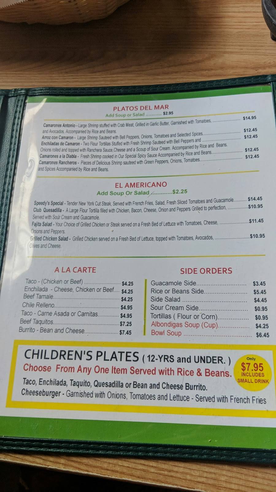 Speedy Joes | restaurant | 40205 10th St W, Palmdale, CA 93551, USA | 6612669625 OR +1 661-266-9625