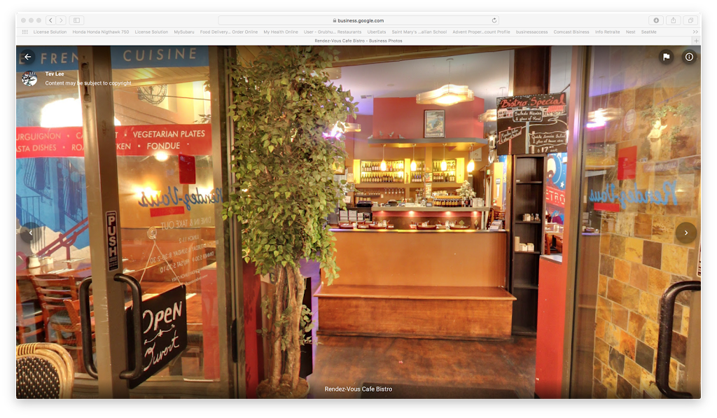 Rendez-Vous Café Bistro | cafe | 1111 Solano Ave, Albany, CA 94706, USA | 5105274111 OR +1 510-527-4111