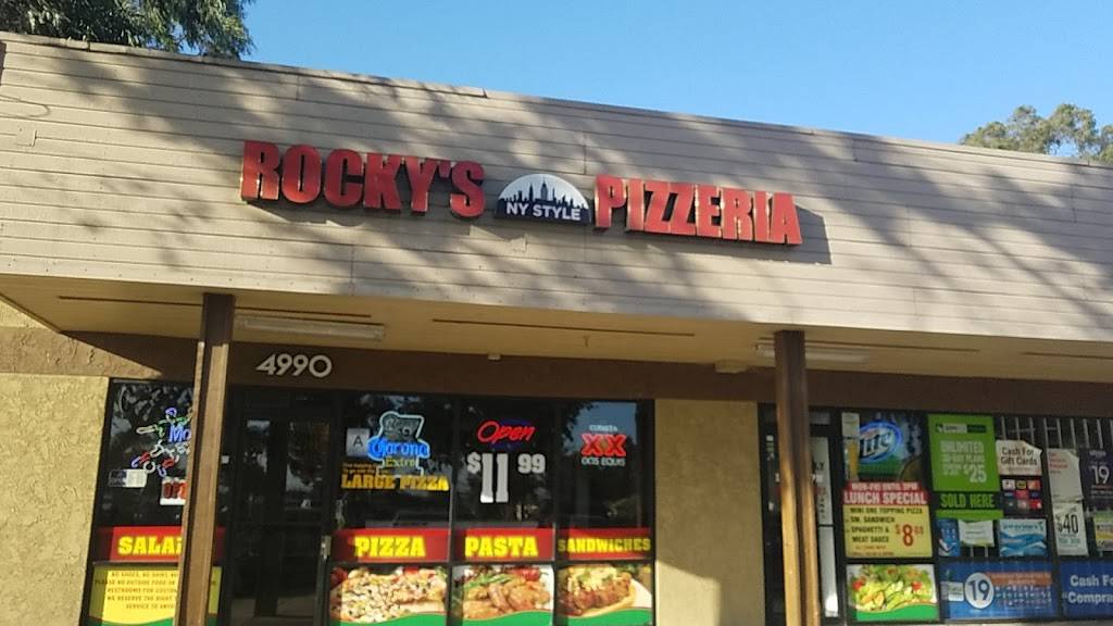 Rockys New York Pizza | restaurant | 4990 Holt Blvd, Montclair, CA 91763, USA | 9096267033 OR +1 909-626-7033