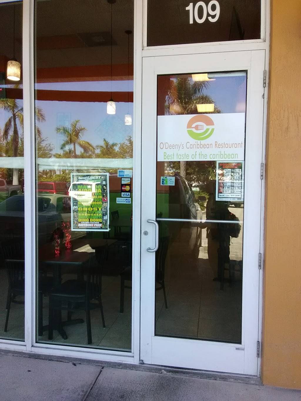 ODeenys Caribbean restaurant | restaurant | 1380 N Krome Ave Suite #109, Florida City, FL 33034, USA | 7866100599 OR +1 786-610-0599