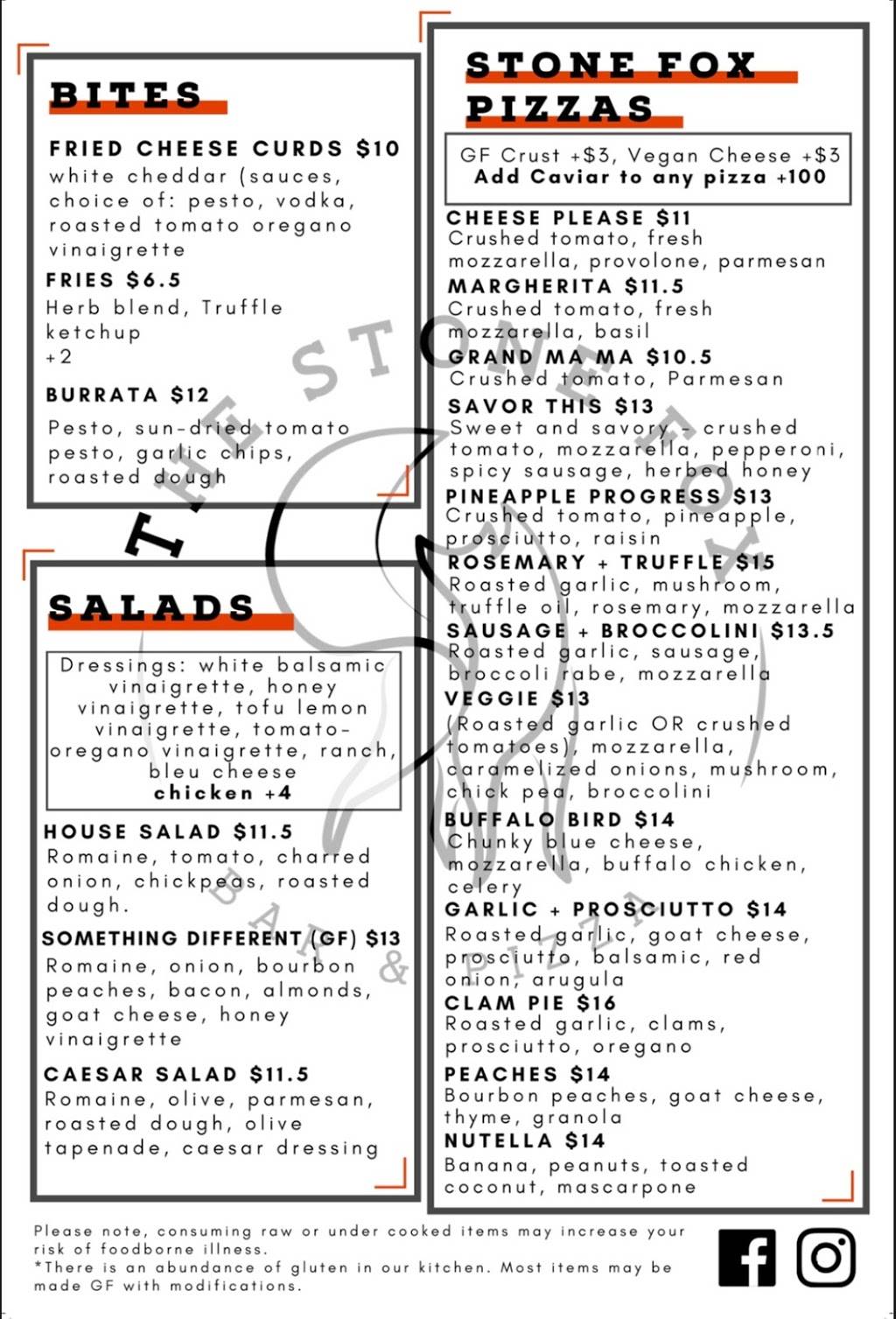 The Stone Fox | restaurant | 15 Hawley St, Binghamton, NY 13901, USA | 6072353312 OR +1 607-235-3312