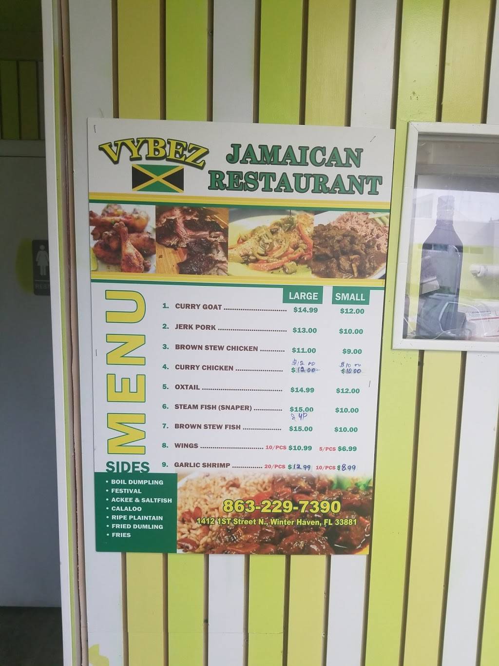 VYBEZ JAMAICAN RESTAURANT | restaurant | 1412 1st St N, Winter Haven, FL 33881, USA | 8632297390 OR +1 863-229-7390