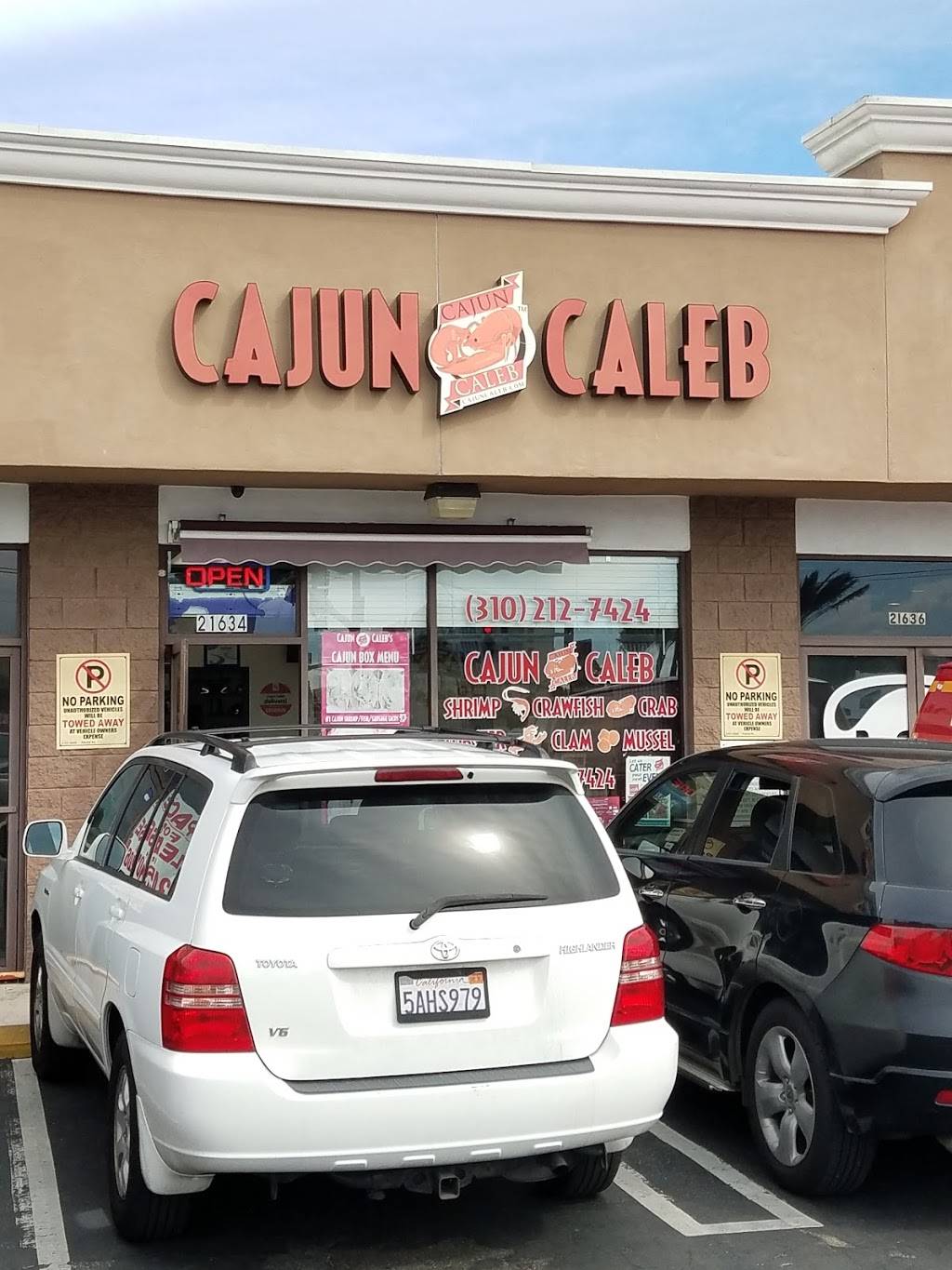 Cajun Caleb | restaurant | 21634 S Figueroa St, Carson, CA 90745, USA | 3102127424 OR +1 310-212-7424