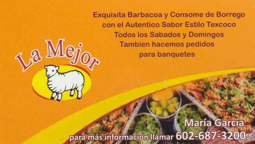 La Mejor Barbacoa | restaurant | 6522 N 59th Ave, Glendale, AZ 85301, USA | 6026873200 OR +1 602-687-3200
