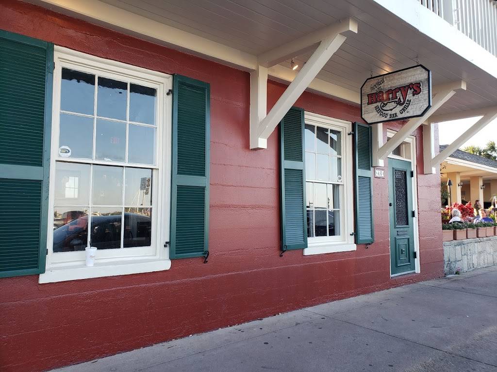 Harrys Seafood, Bar & Grille | restaurant | 46 Avenida Menendez, St. Augustine, FL 32084, USA | 9048247765 OR +1 904-824-7765