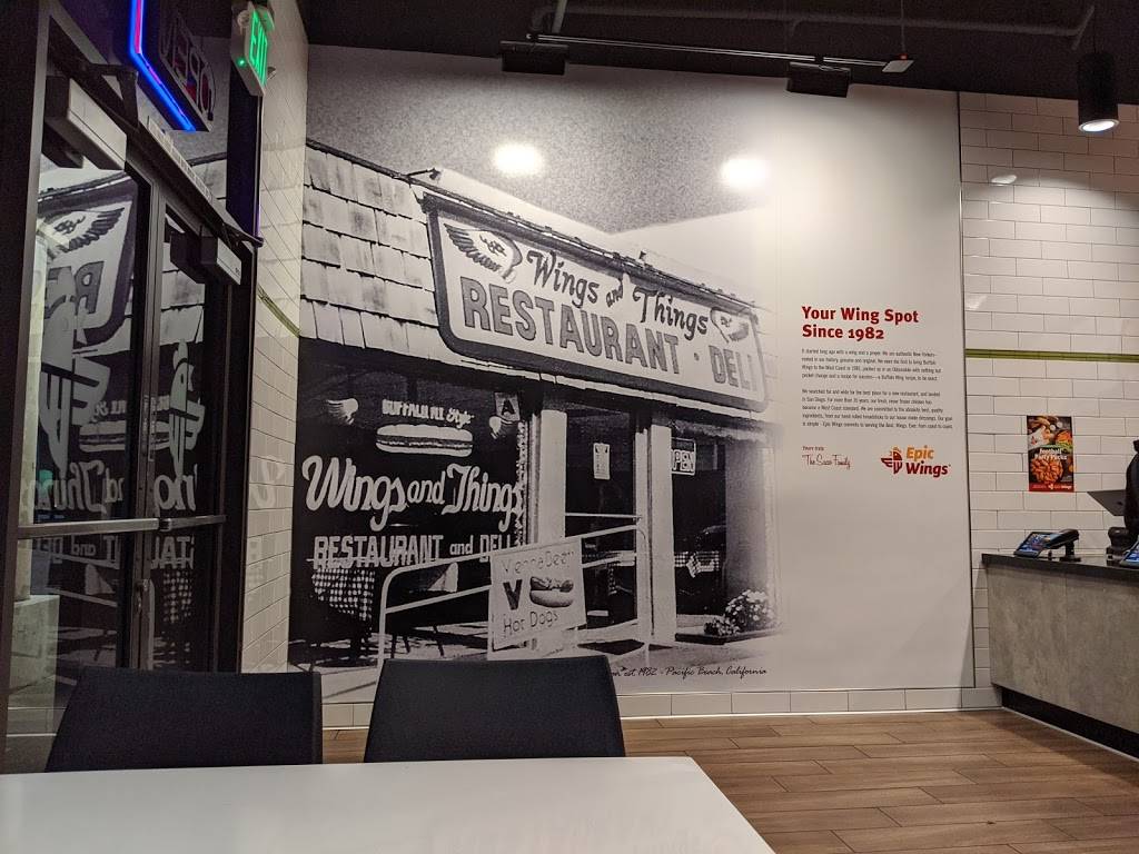 Epic Wings | restaurant | 8660 Rio San Diego Dr Suite 102, San Diego, CA 92108, USA | 6192305998 OR +1 619-230-5998