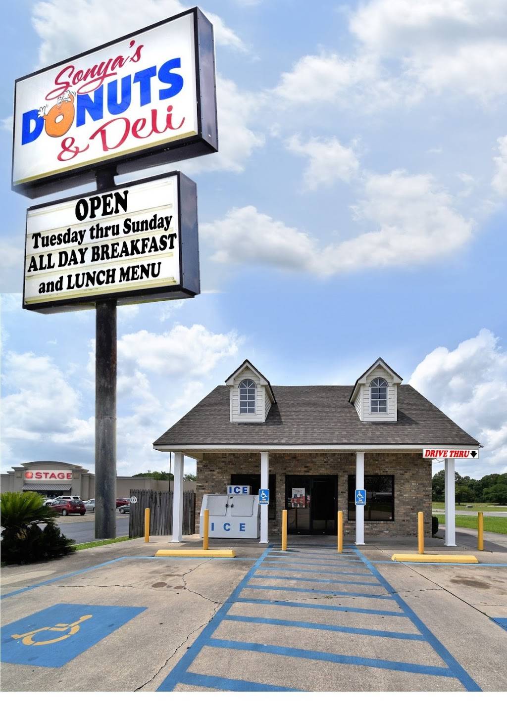 Sonyas Donuts & Deli | restaurant | 1416 Jean Kayla Blvd, Opelousas, LA 70570, USA | 3379427143 OR +1 337-942-7143