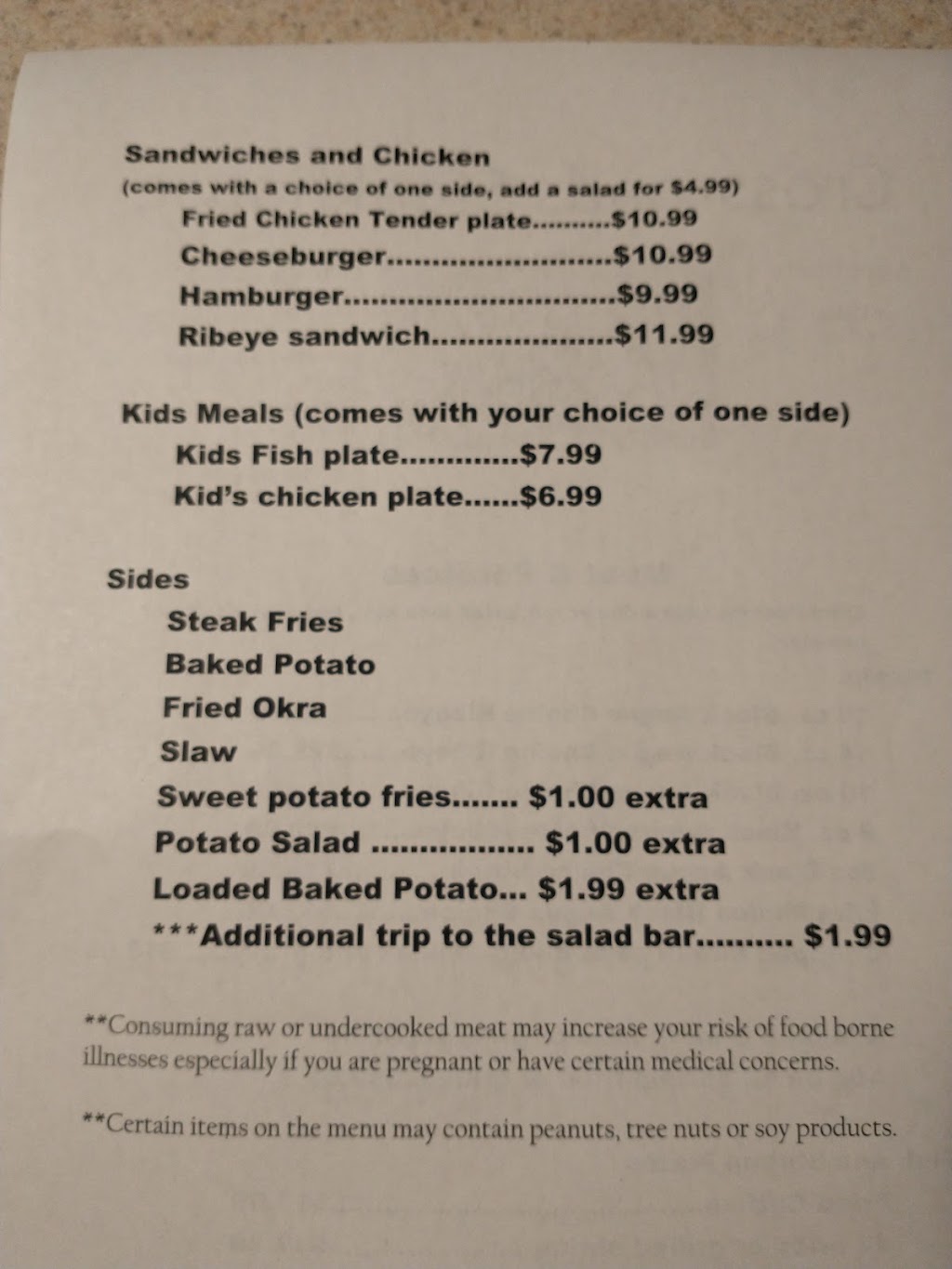 Crossroads Steakhouse | restaurant | 10101 Laurel Hill Road, Philadelphia, MS 39350, USA | 6013891040 OR +1 601-389-1040