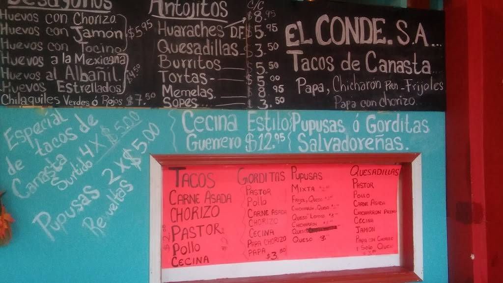 El Conde S.A | restaurant | 5141 S Kedzie Ave, Chicago, IL 60632, USA | 7734342539 OR +1 773-434-2539
