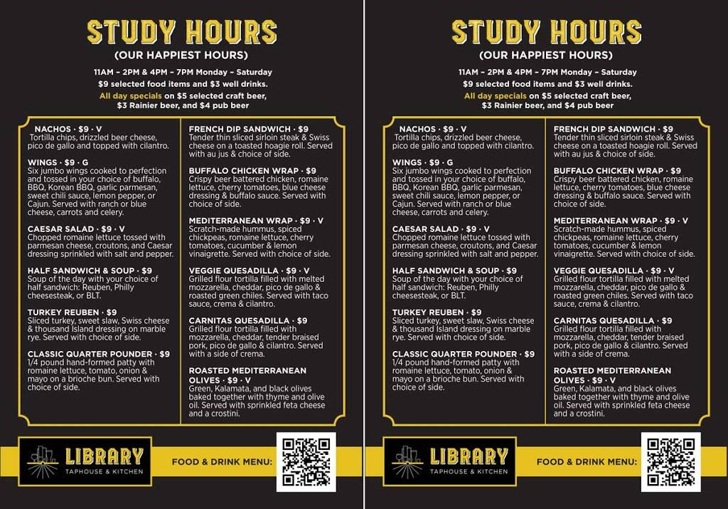Library Taphouse & Kitchen | restaurant | 615 SW Harrison St Suite B, Portland, OR 97201, USA | 5037253204 OR +1 503-725-3204