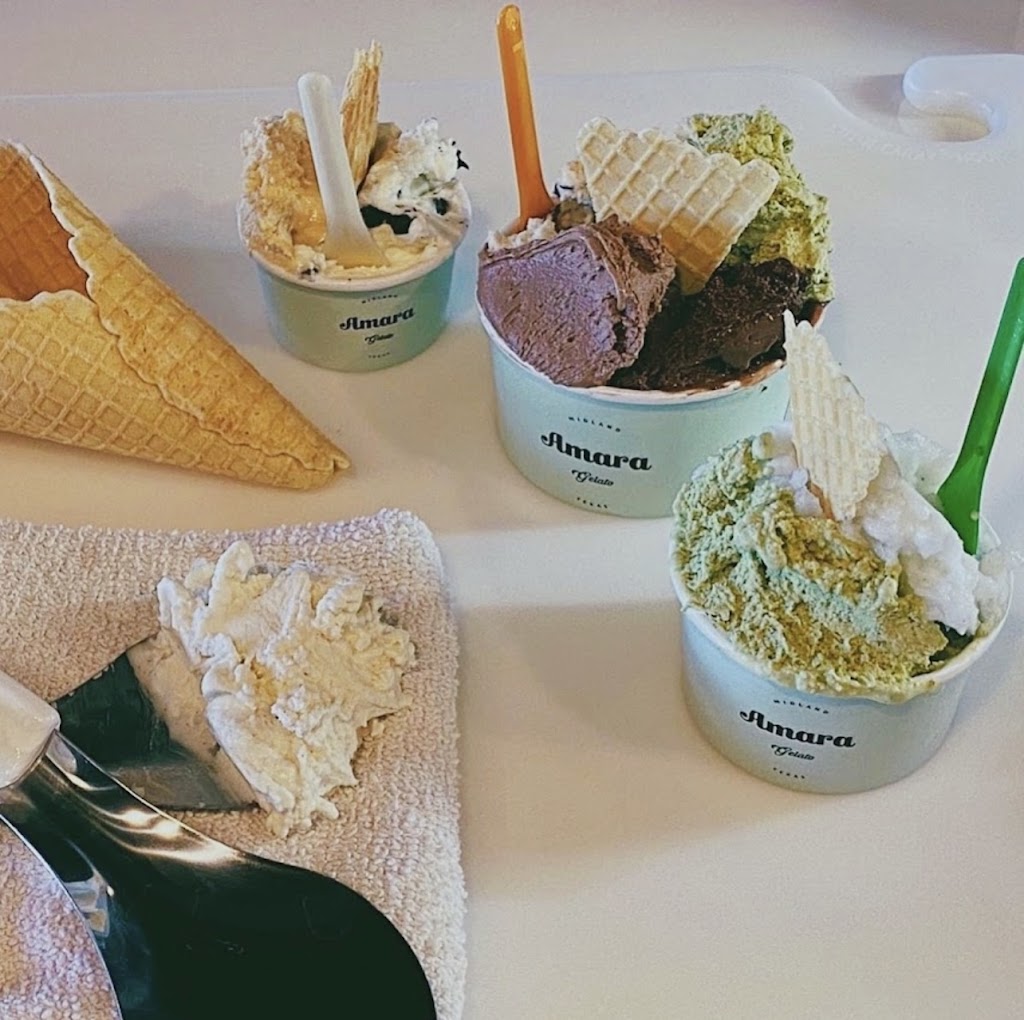 Amara Gelato | cafe | 3303 N Midkiff Rd Suite 183, Midland, TX 79705, USA | 4322471113 OR +1 432-247-1113