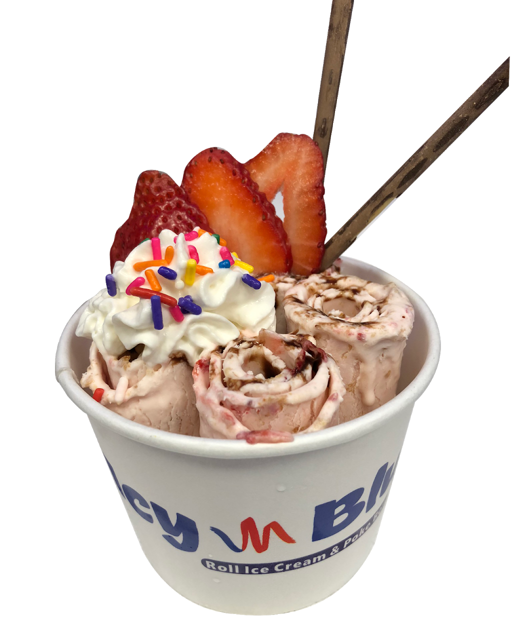 Icy Blue Rolled Ice & Poke Bowl | restaurant | 3141 E Broad St Suite. 205, Mansfield, TX 76063, USA | 6825183100 OR +1 682-518-3100