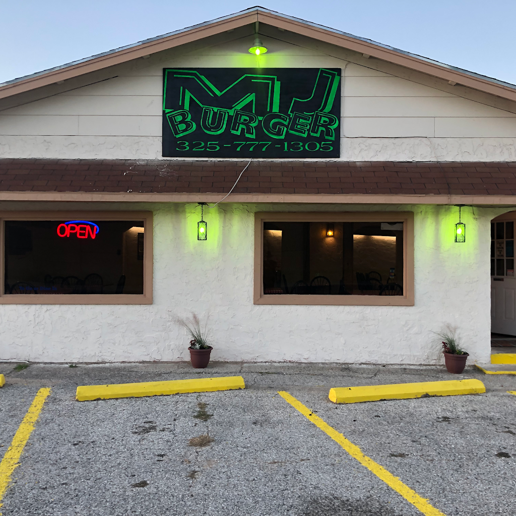 MJ Burger | restaurant | 8161 N US Hwy 87, Grape Creek, TX 76901, USA | 3257771305 OR +1 325-777-1305