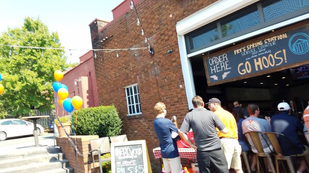 Frys Spring Station | restaurant | 2115 Jefferson Park Ave, Charlottesville, VA 22903, USA | 4342022257 OR +1 434-202-2257