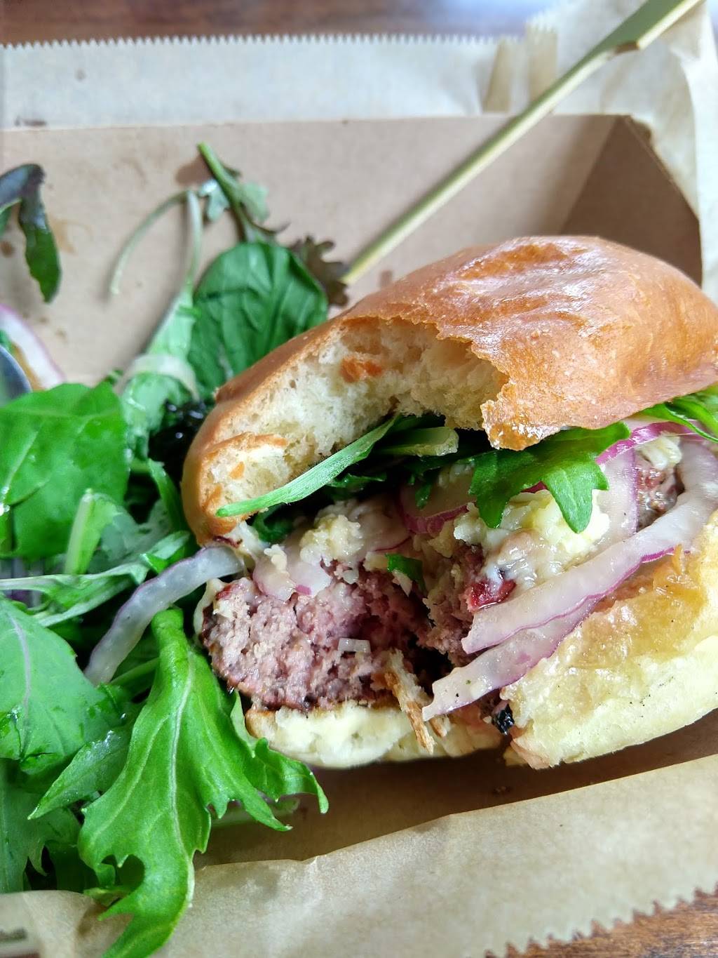 The Worthy Burger | restaurant | 56 Rainbow St, South Royalton, VT 05068, USA | 8027632575 OR +1 802-763-2575